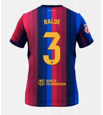 Barcelona Alejandro Balde #3 Replika Hemmatröja 2026-27 Kortärmad